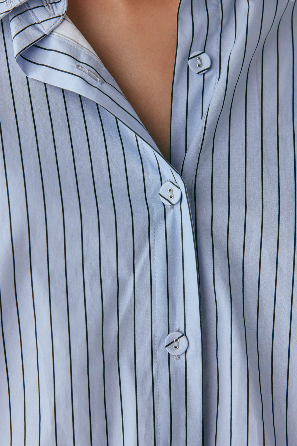 June Shirt Blue Stripe - Image 5