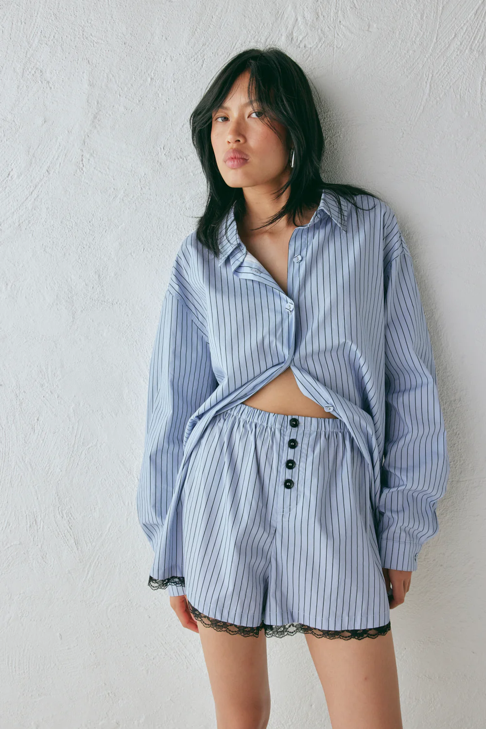 June Shirt Blue Stripe - Image 6