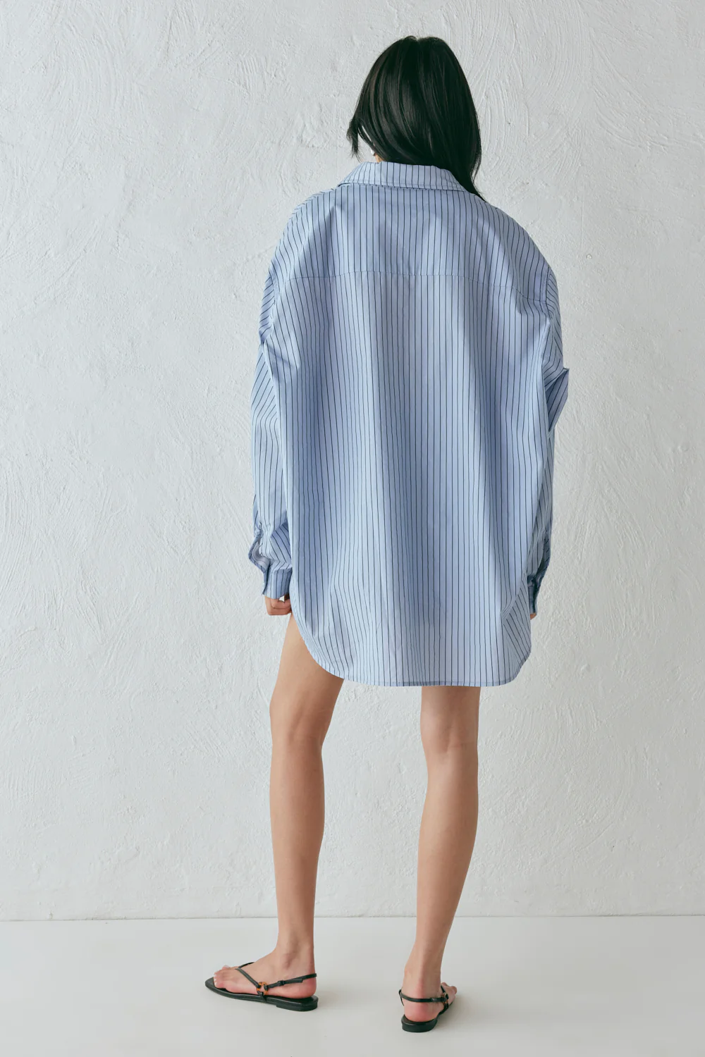 June Shirt Blue Stripe - Image 8