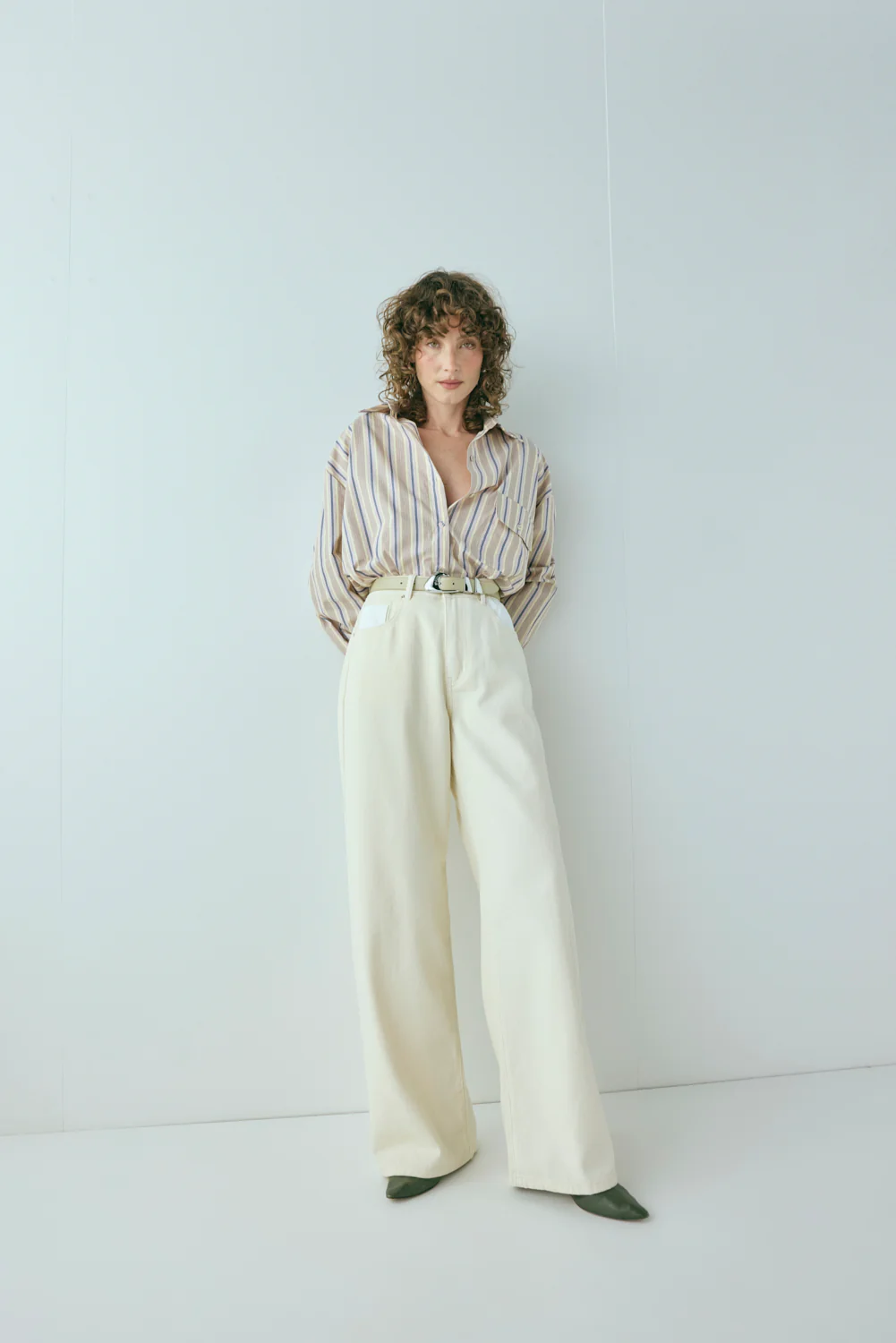 June Shirt Butter Stripe - Image 4