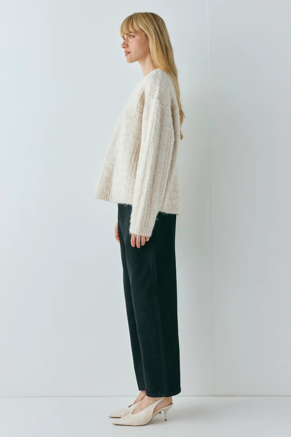 Juni Knit Jumper Oat - Image 5