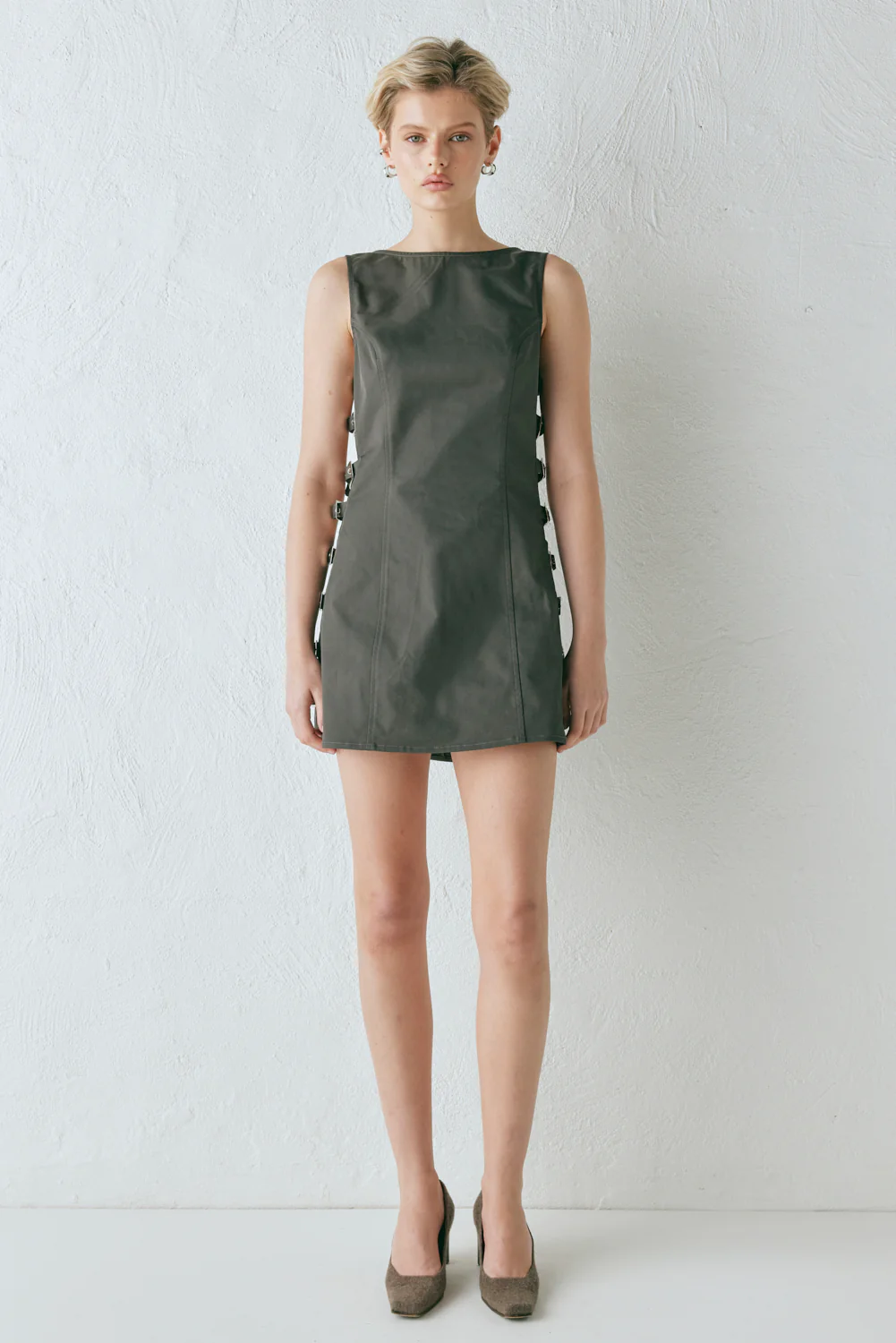 Kenni Mini Dress Slate - Image 3