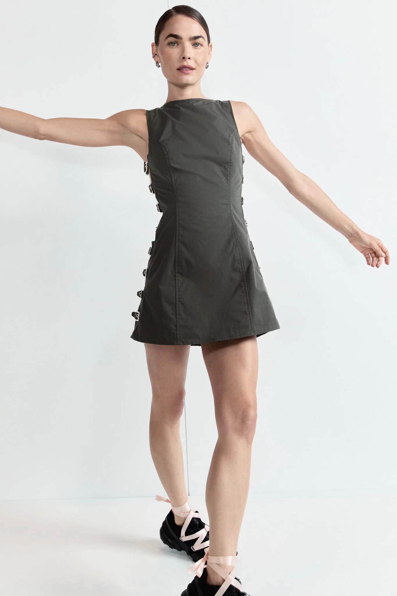 Kenni Mini Dress Slate - Image 4