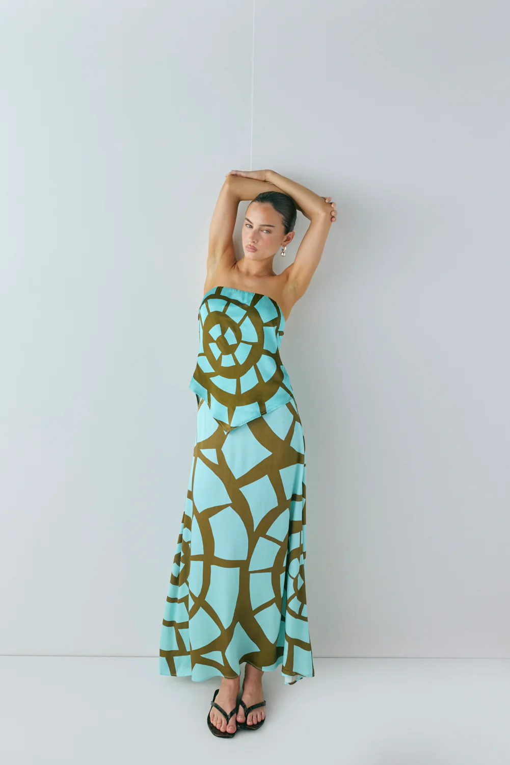 Kiana Strapless Scarf Top Avi - Image 3