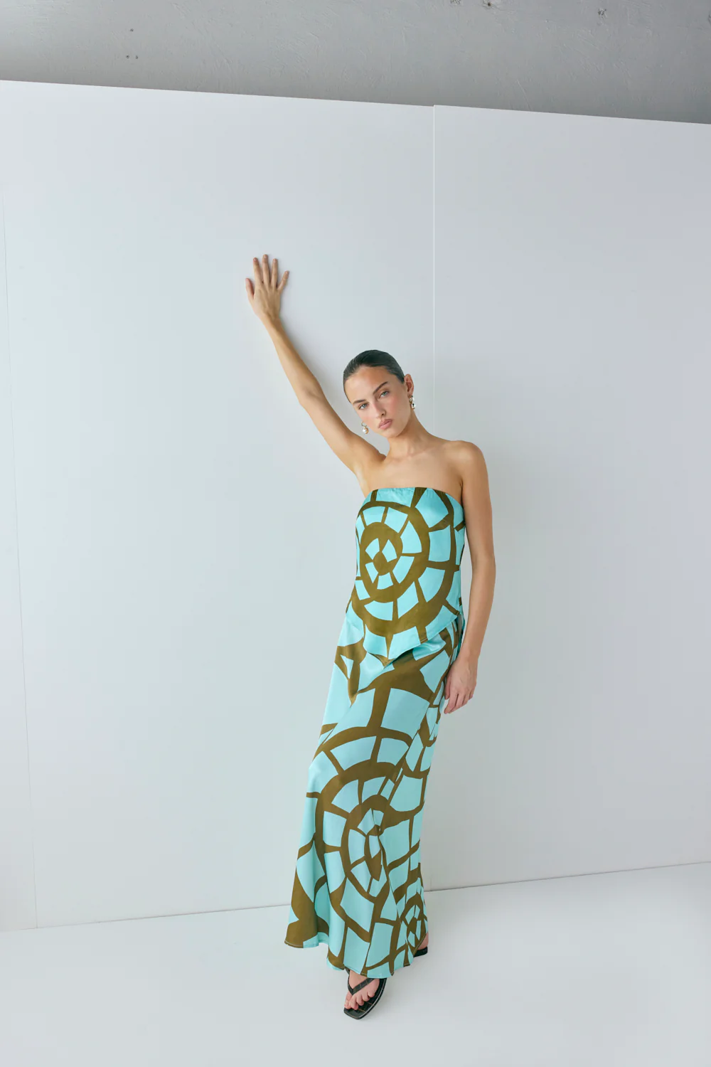 Kiana Strapless Scarf Top Avi - Image 4