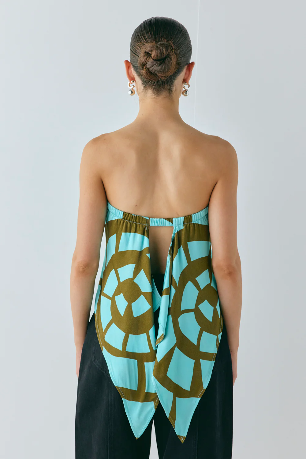 Kiana Strapless Scarf Top Avi - Image 6