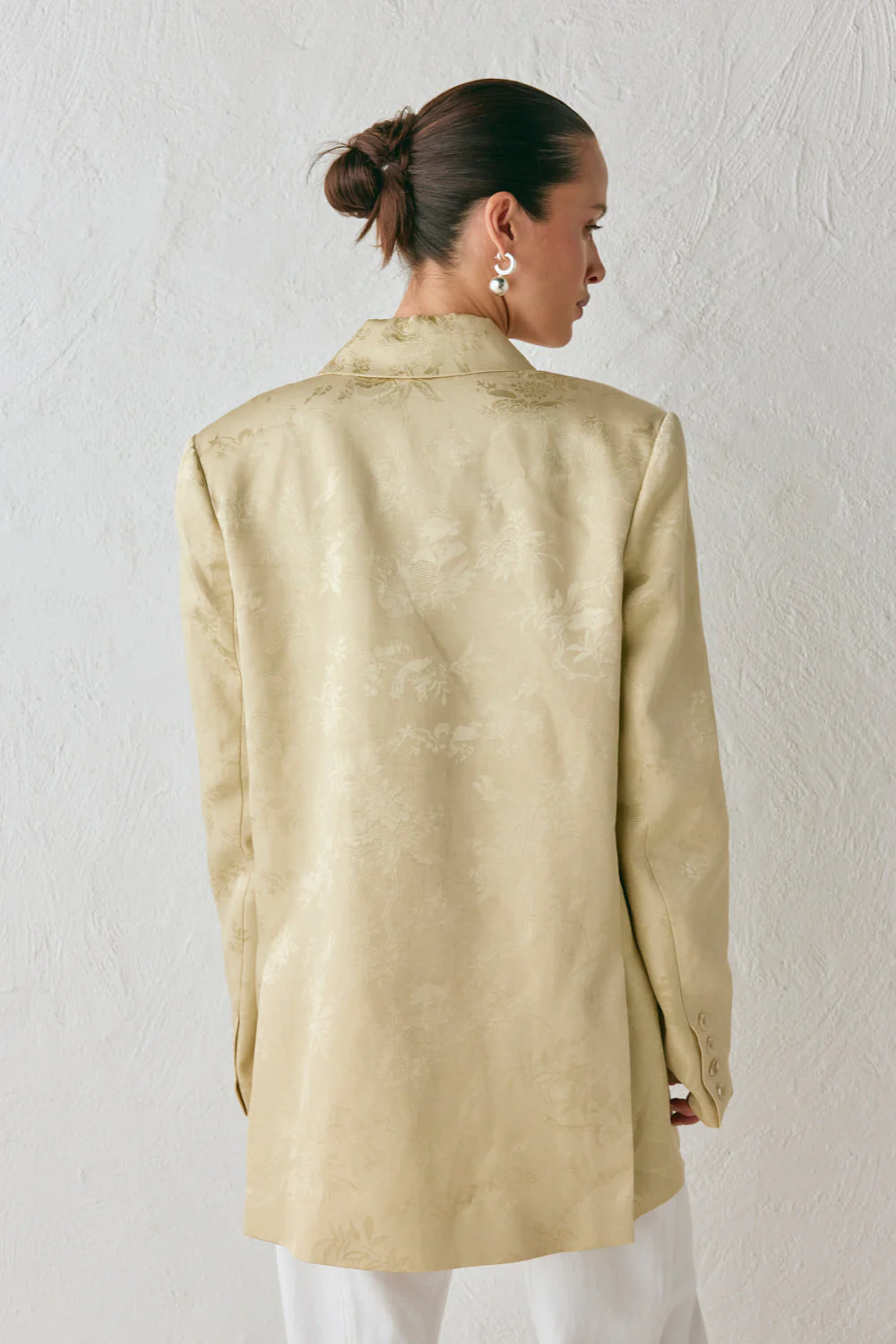 Kyra Jacquard Blazer Pistachio - Image 11