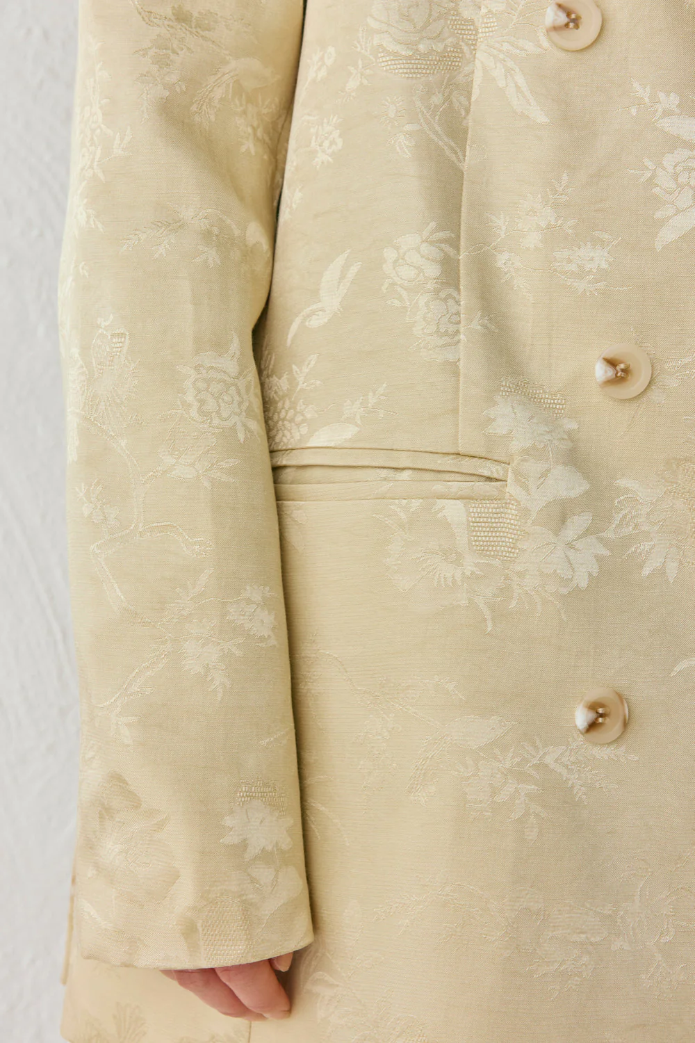 Kyra Jacquard Blazer Pistachio - Image 6