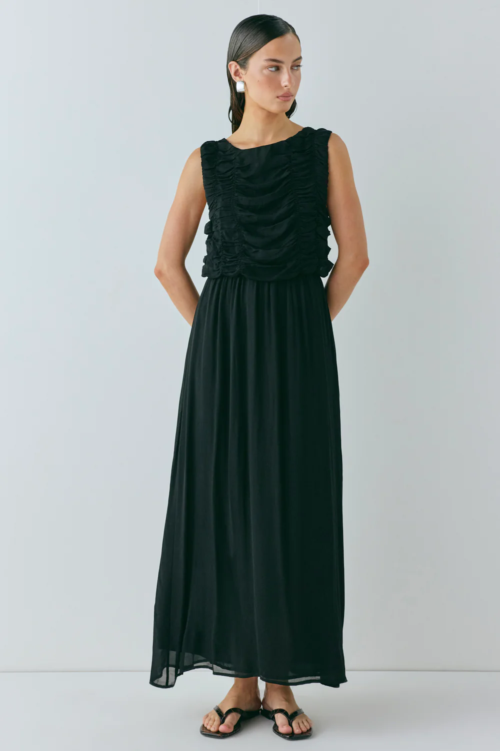 Lani Maxi Dress Black - Image 3