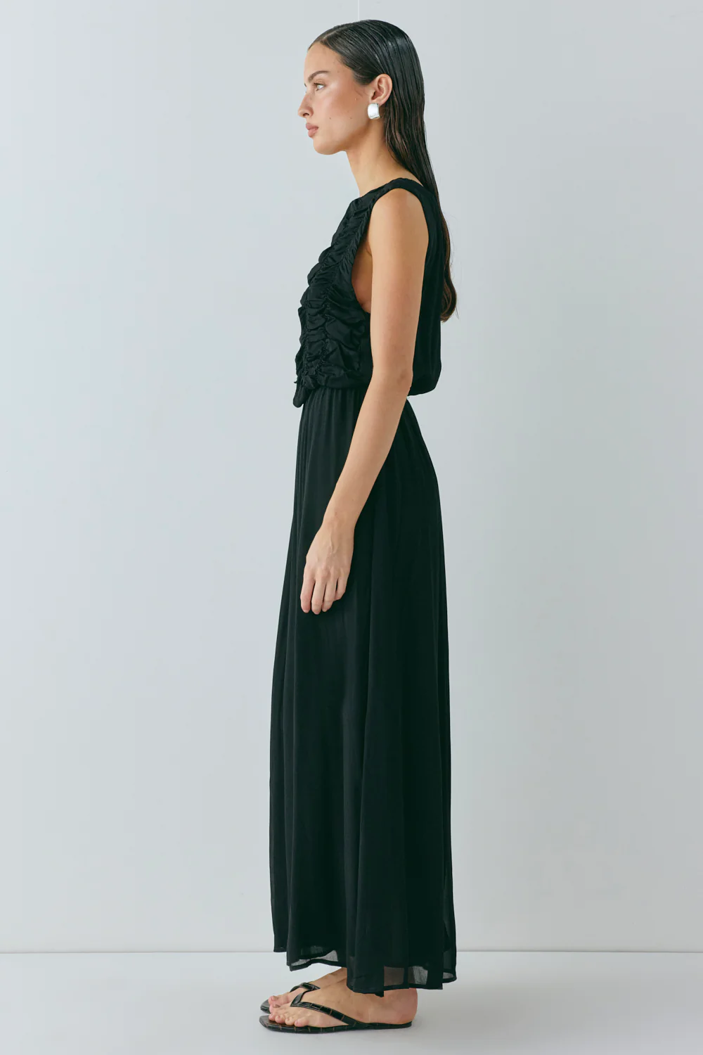 Lani Maxi Dress Black - Image 5