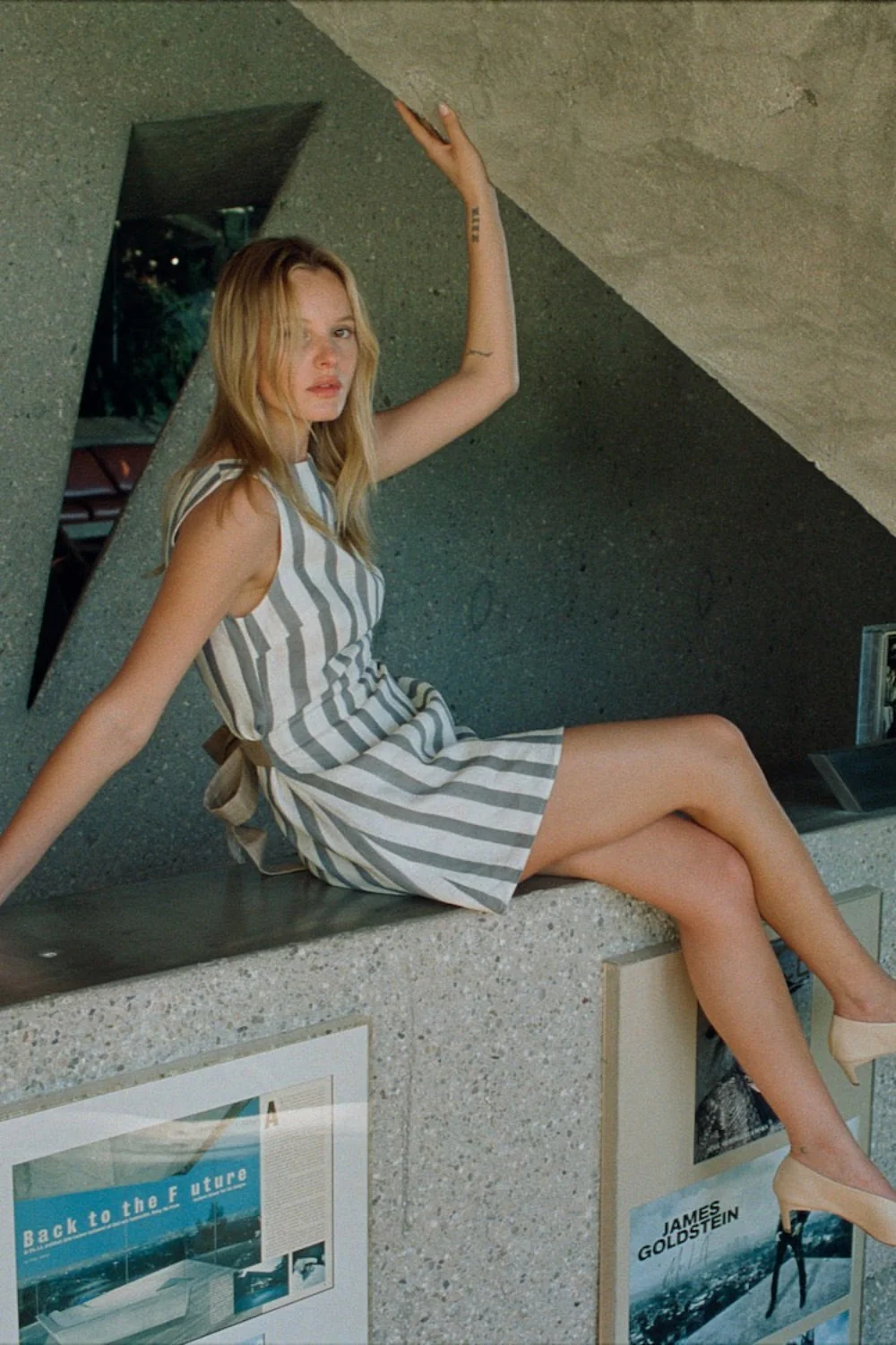 Lea Mini Dress Tide - Image 2