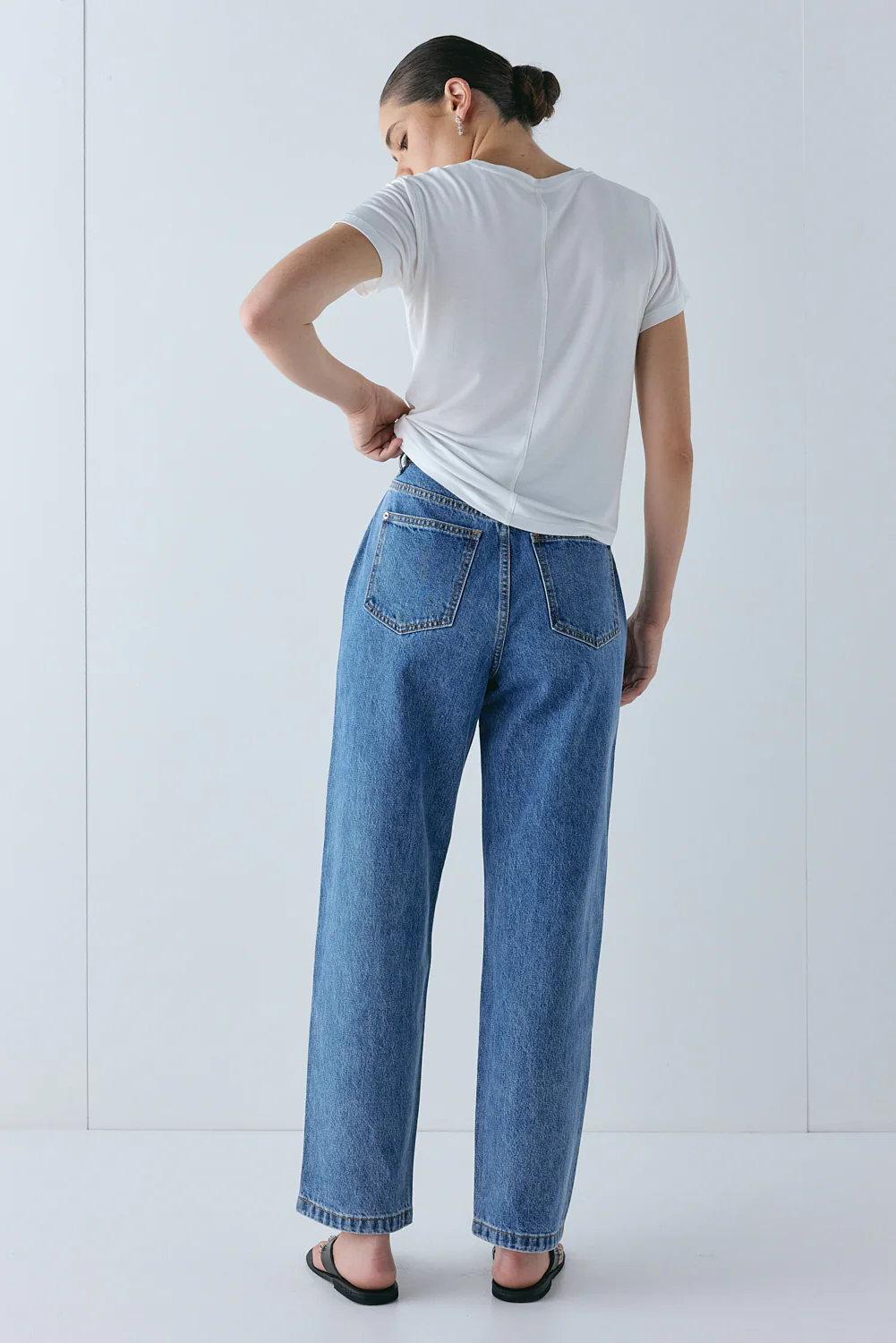 Lenah High Rise Denim Jeans Blue - Image 6
