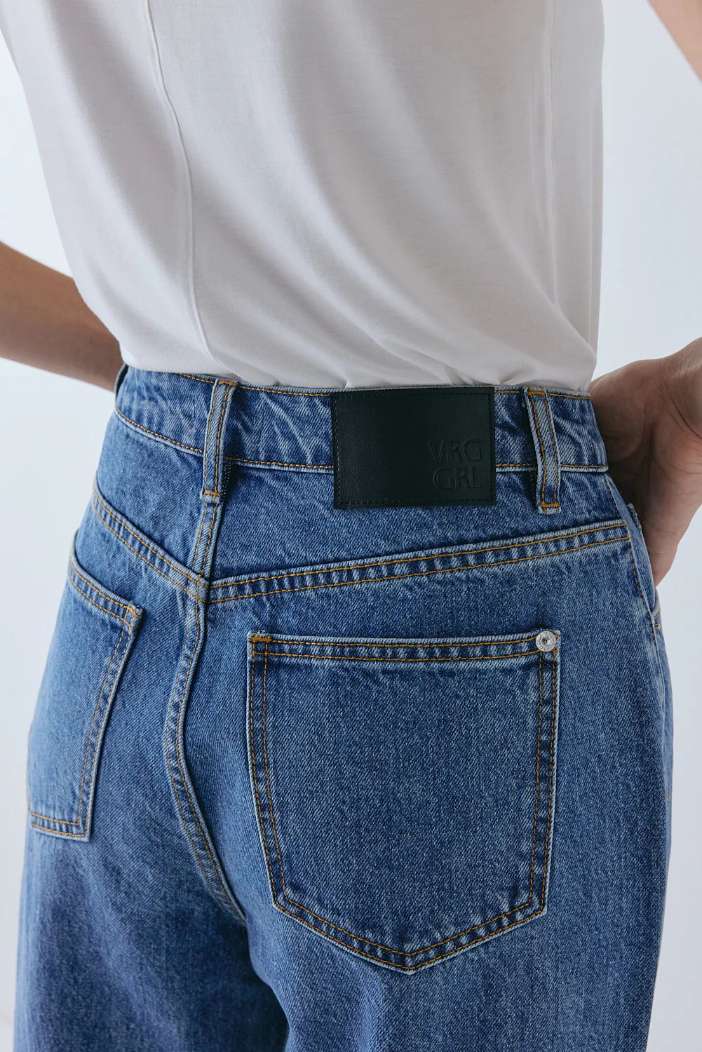 Lenah High Rise Denim Jeans Blue - Image 8