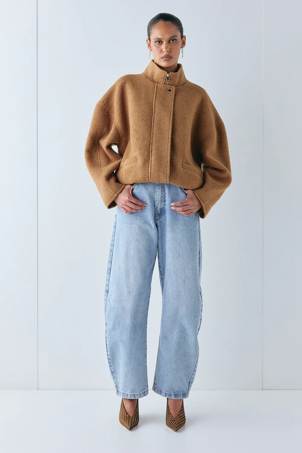 Lennon Bomber Jacket Tan