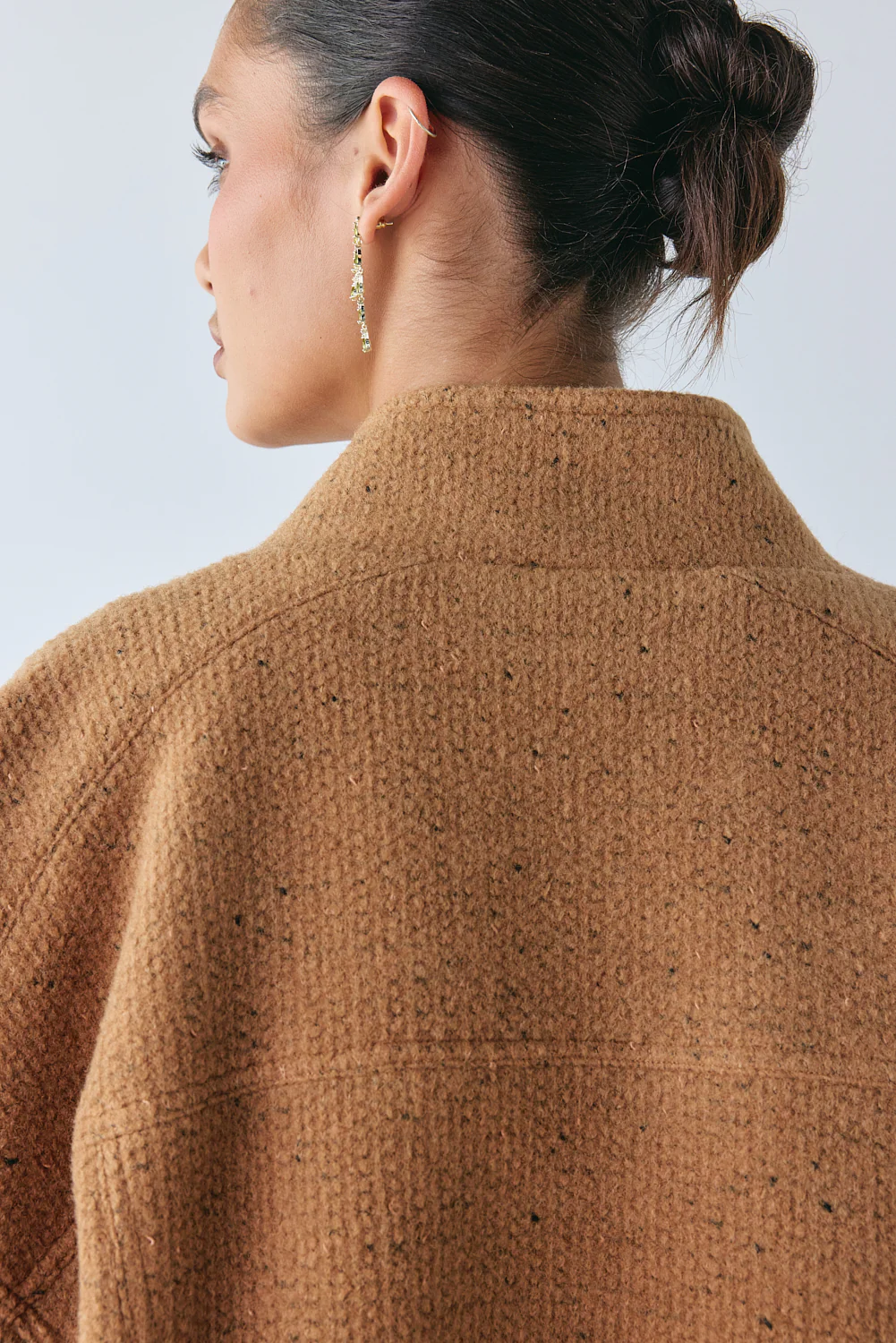 Lennon Bomber Jacket Tan - Image 11