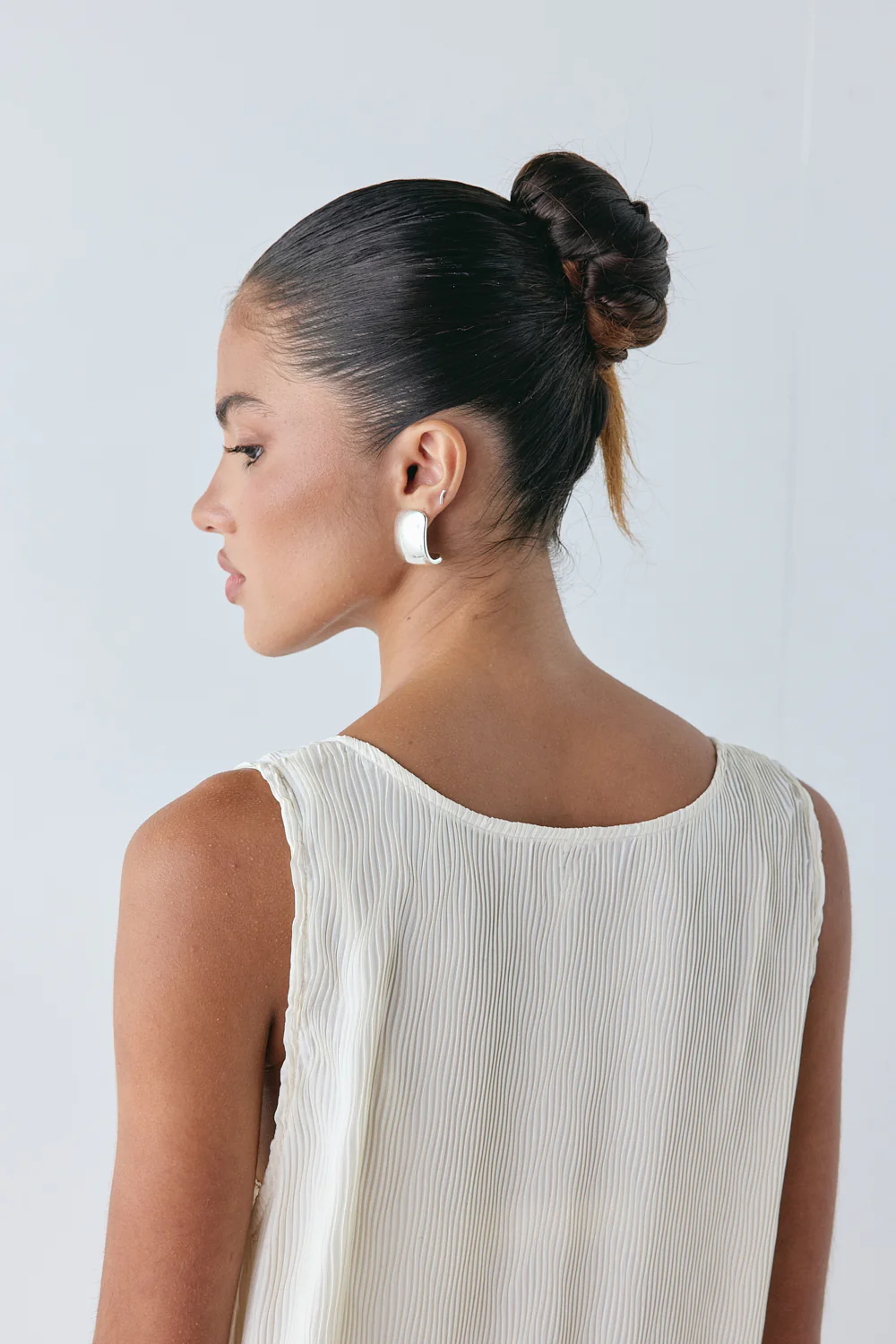 Leona Midi Dress Cream - Image 6