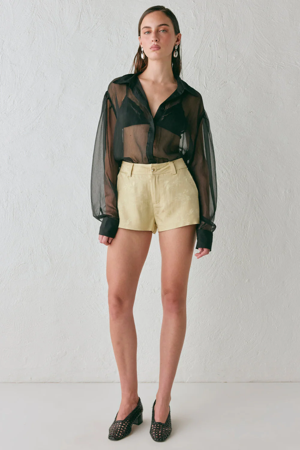Levy Jacquard Shorts Pistachio - Image 6