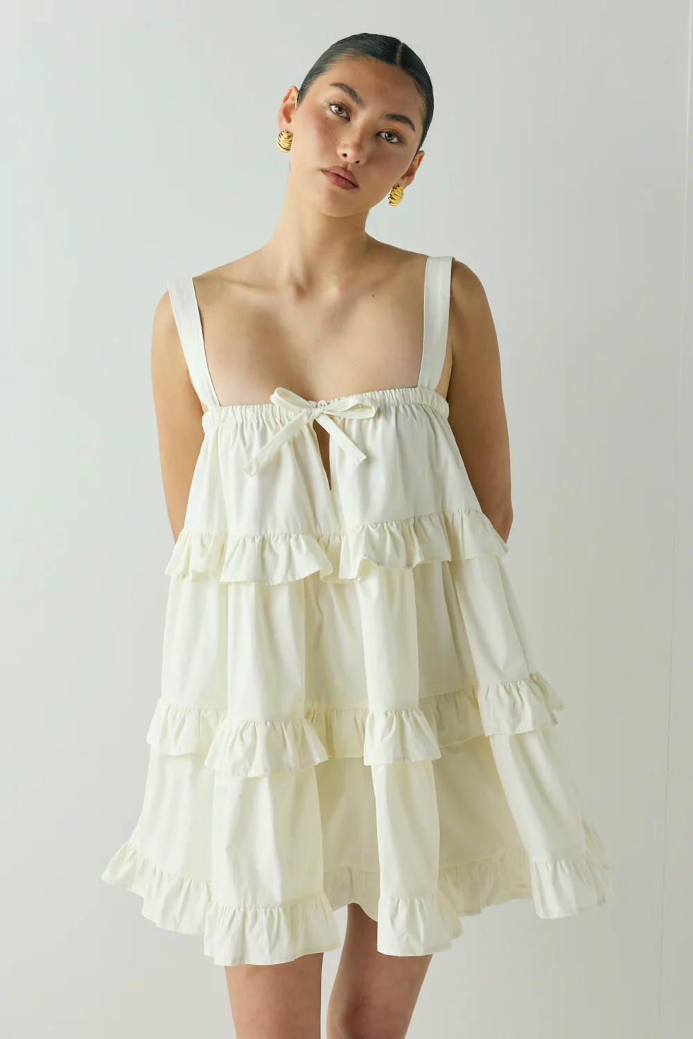 Lila Mini Dress Cream
