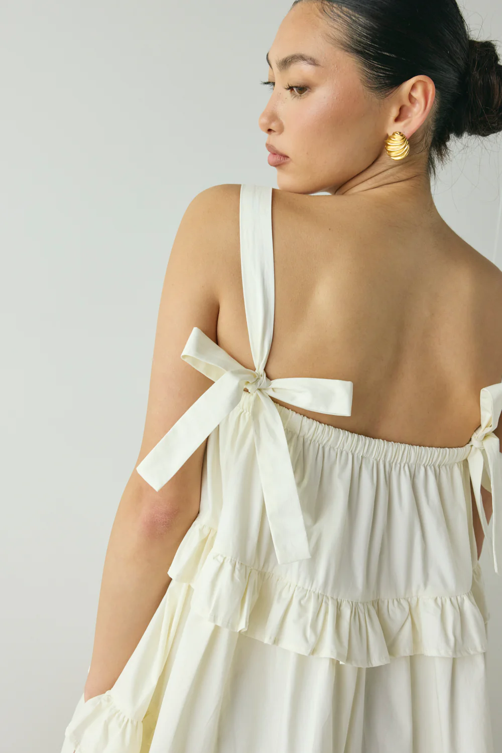 Lila Mini Dress Cream - Image 2