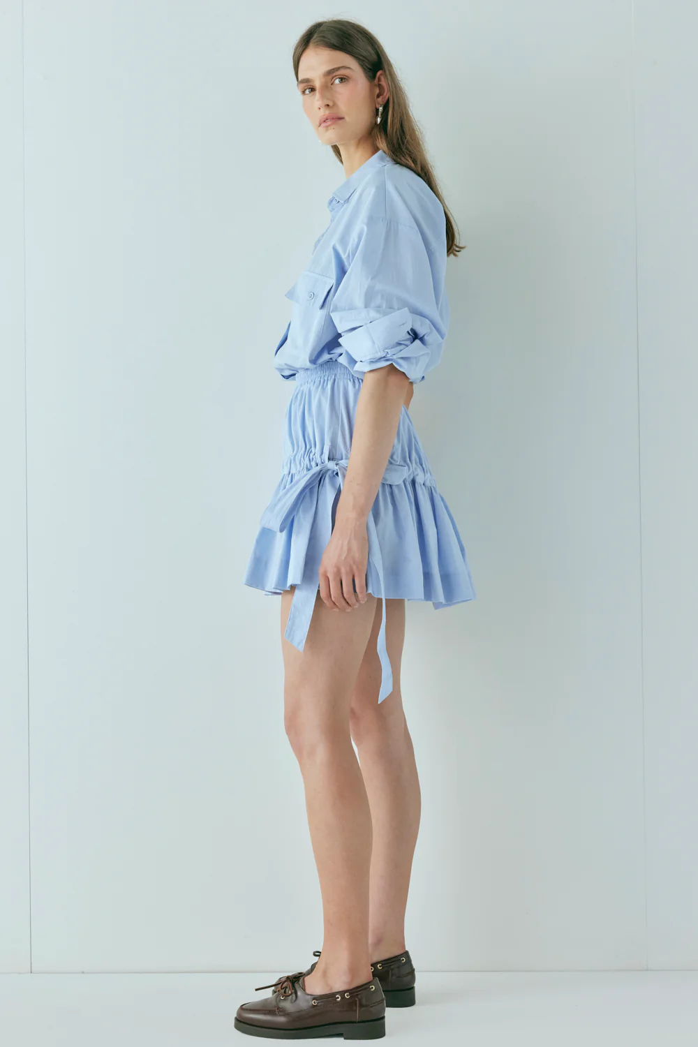 Lily Mini Skirt Sky - Image 6