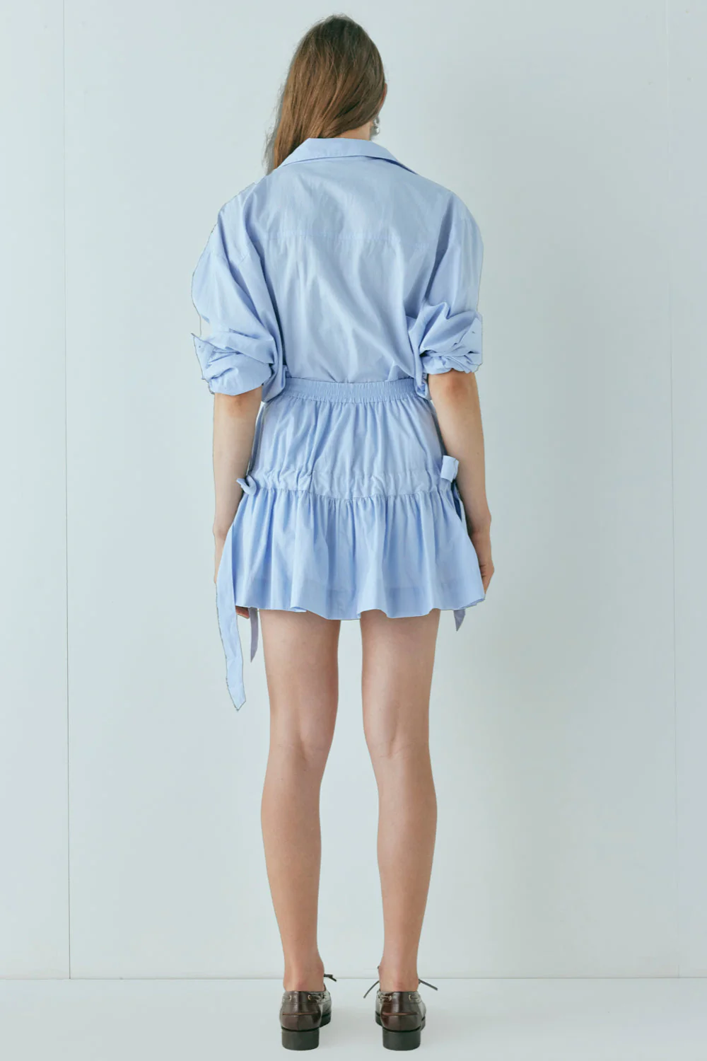 Lily Mini Skirt Sky - Image 8