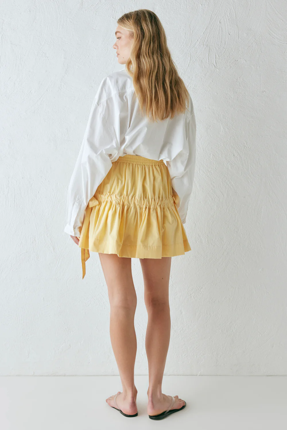 Lily Mini Skirt Yellow - Image 8
