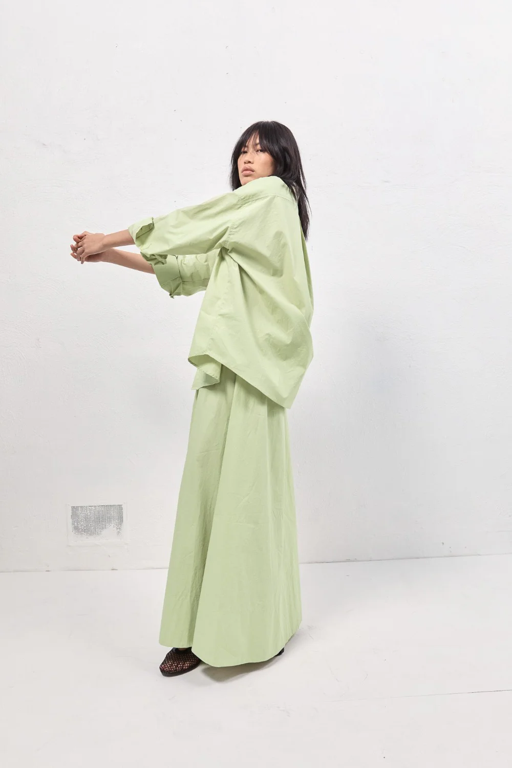 Livia Maxi Skirt Mint - Image 3