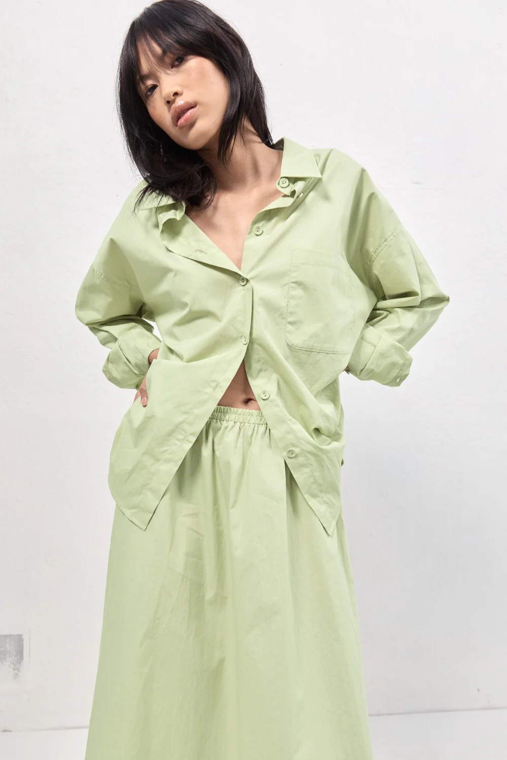 Livia Maxi Skirt Mint - Image 5