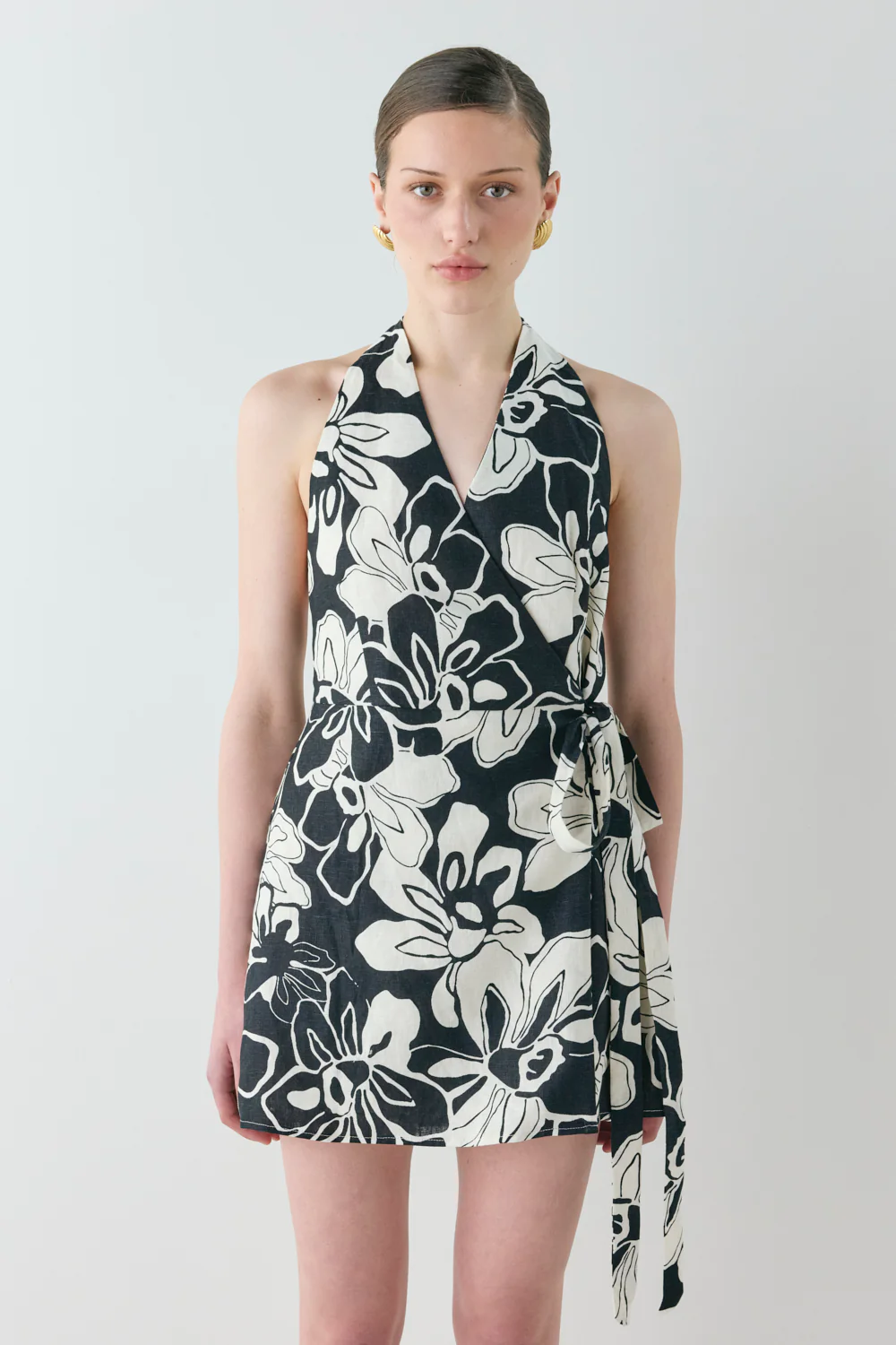 Lo Linen Mini Dress Ani