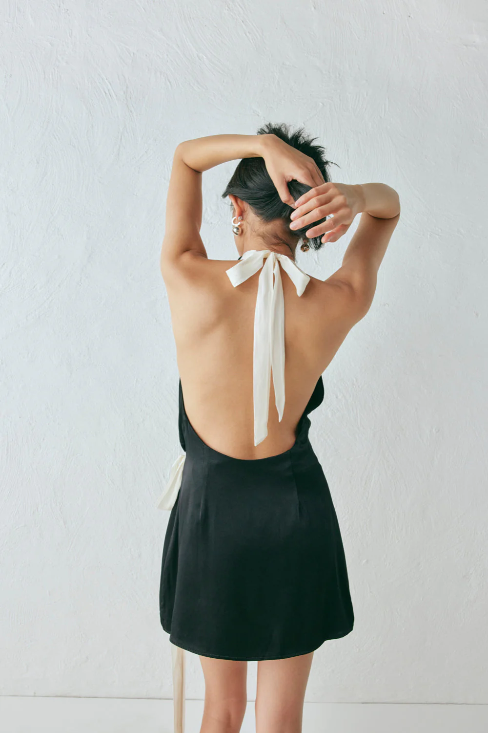 Lo Mini Dress Black - Image 3