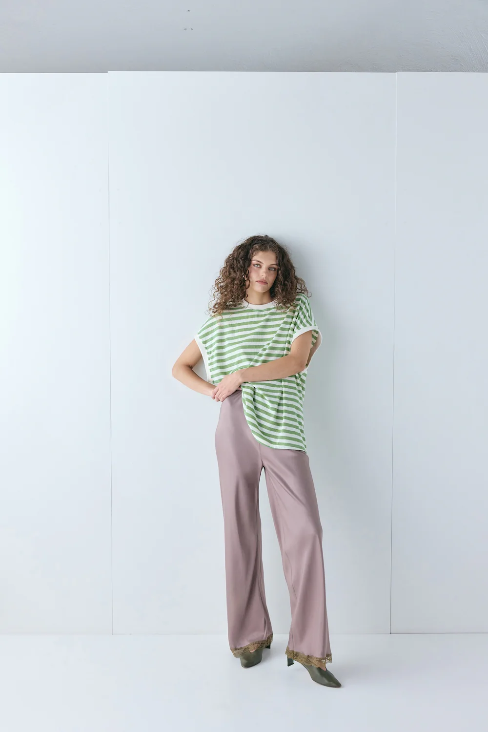 Lori Tank Green Stripe - Image 7