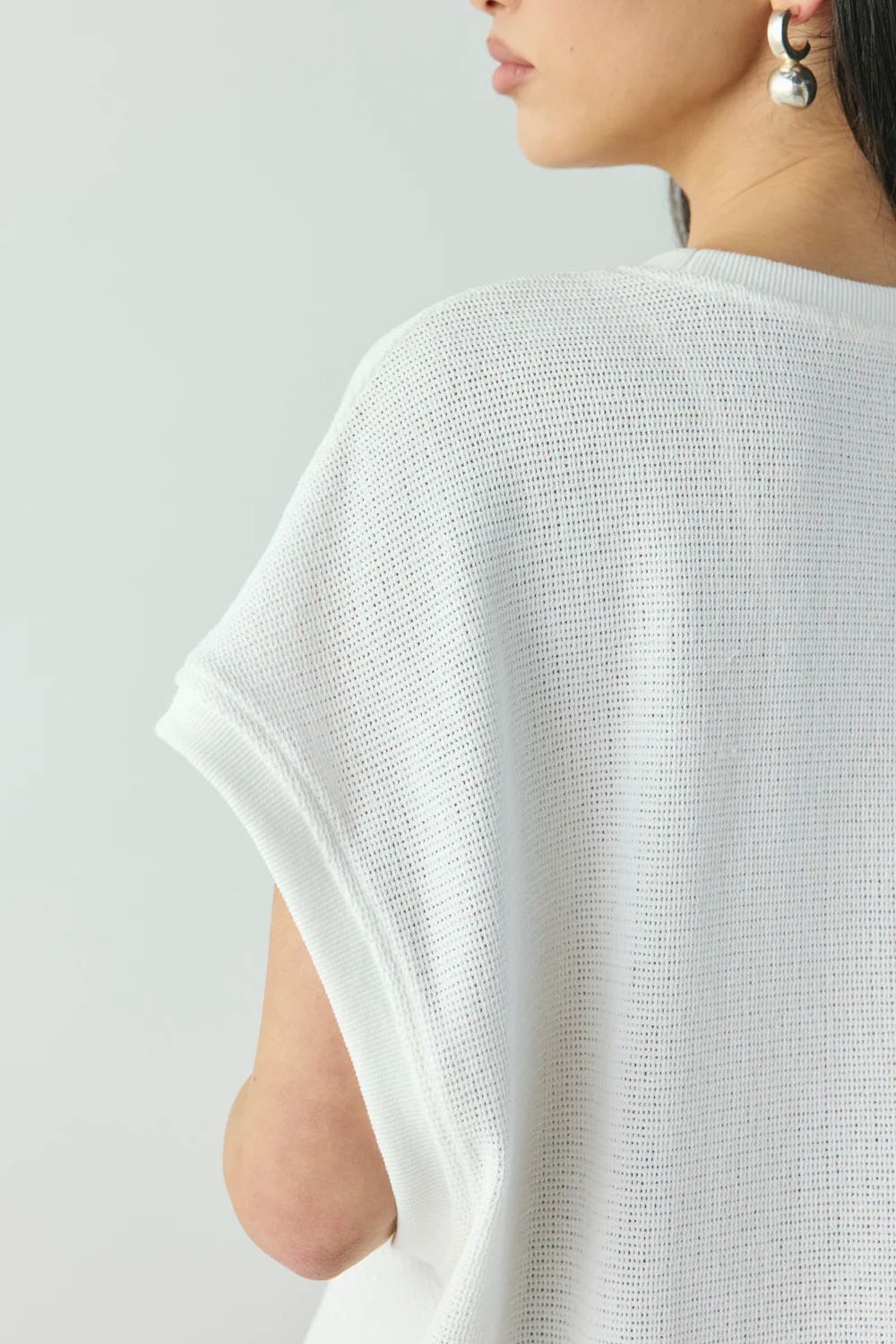 Lori Waffle Tank White - Image 7