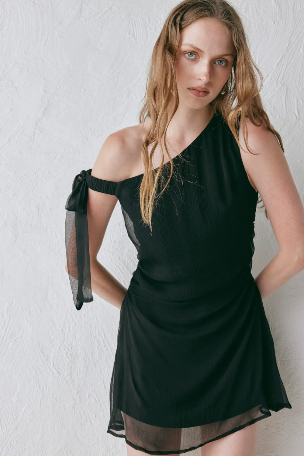 Luciana Mini Dress Black - Image 4