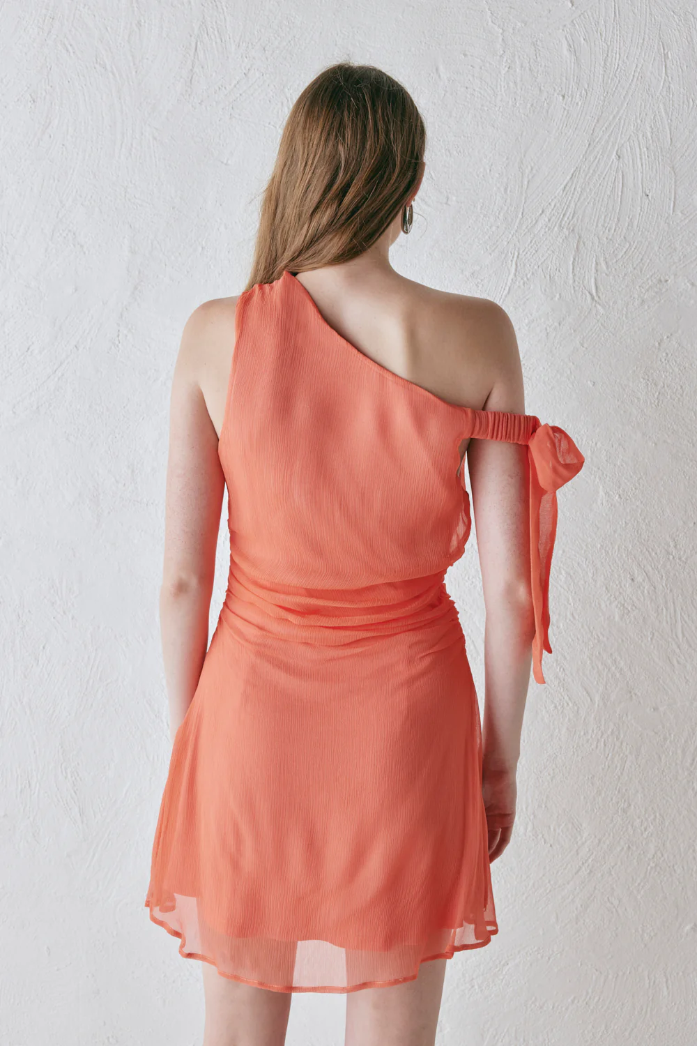 Luciana Mini Dress Coral - Image 7