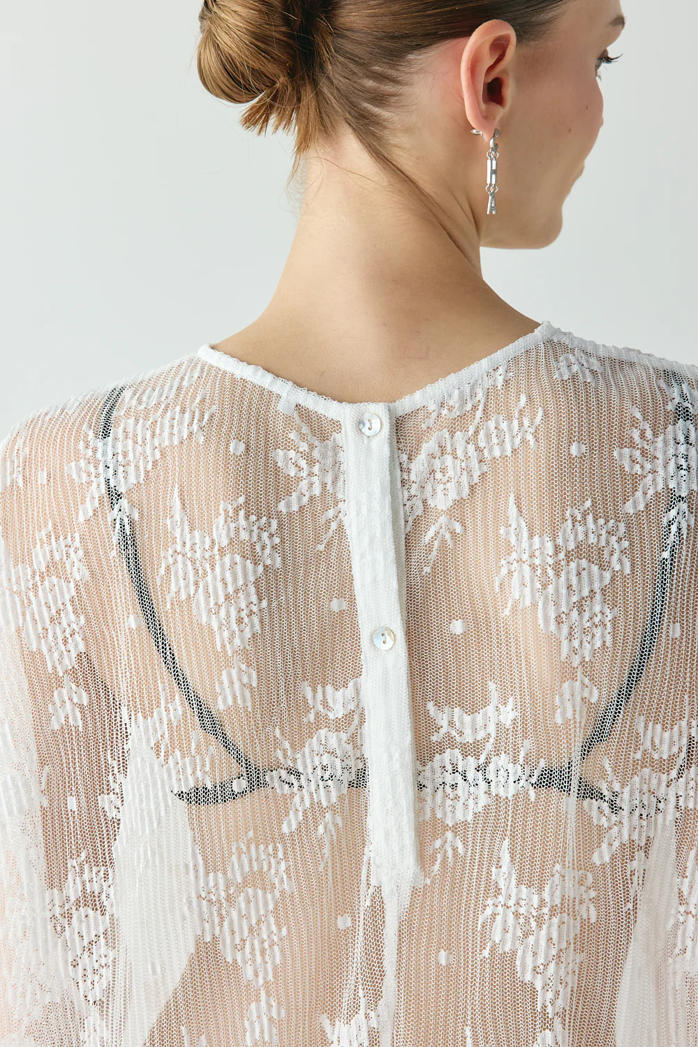 Lucienne Lace Maxi Dress White - Image 7