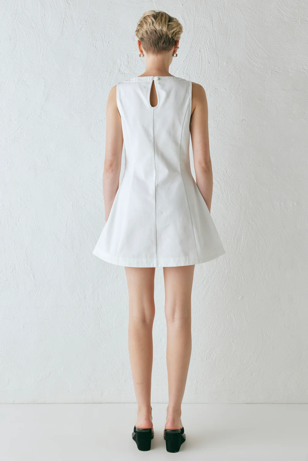 Lulu Mini Dress White - Image 8