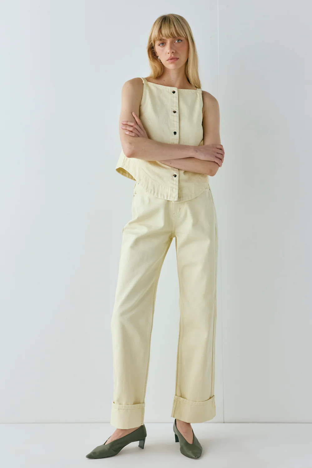 Manon Mid Rise Denim Jeans Butter