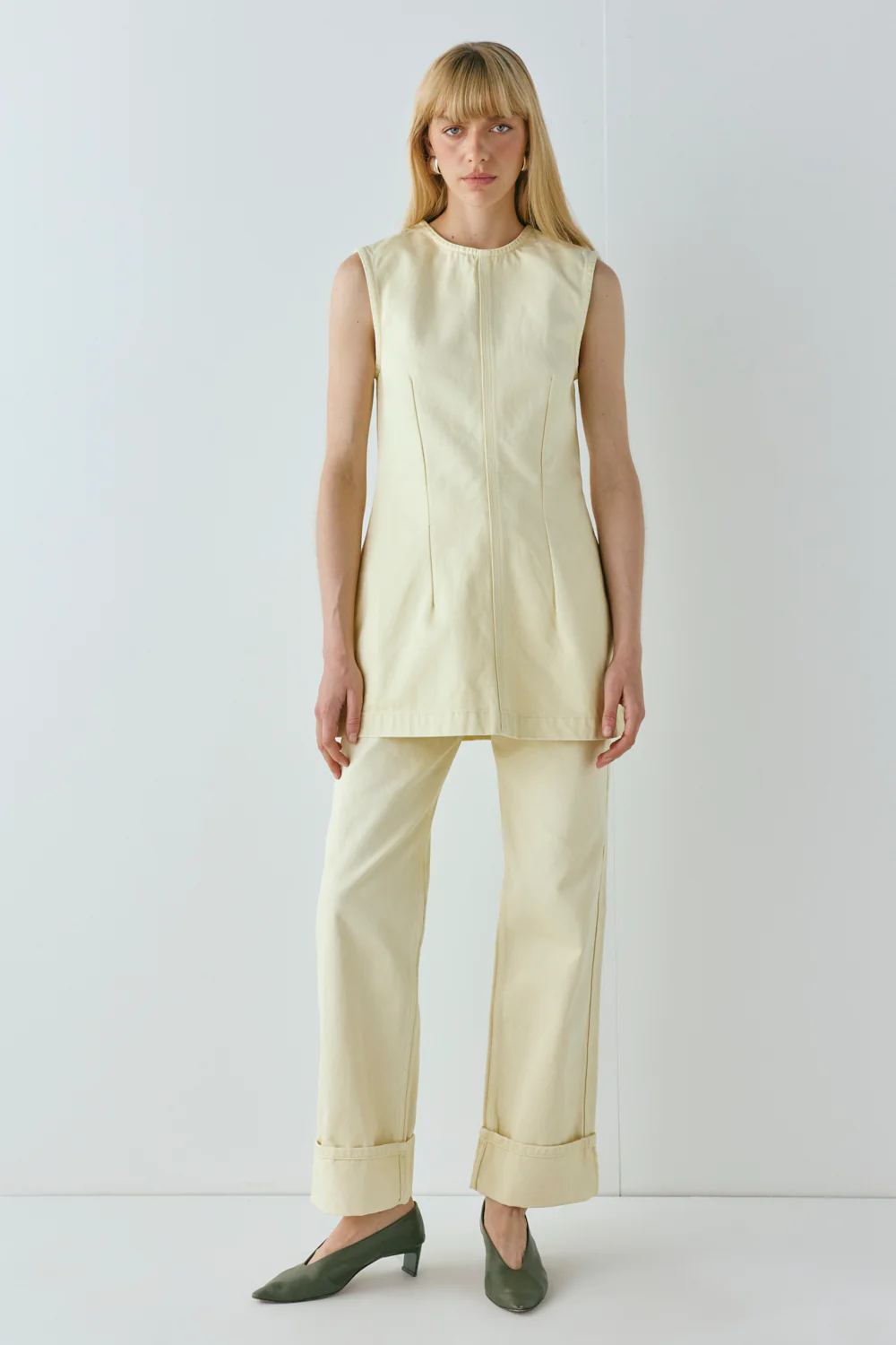 Manon Mid Rise Denim Jeans Butter - Image 4