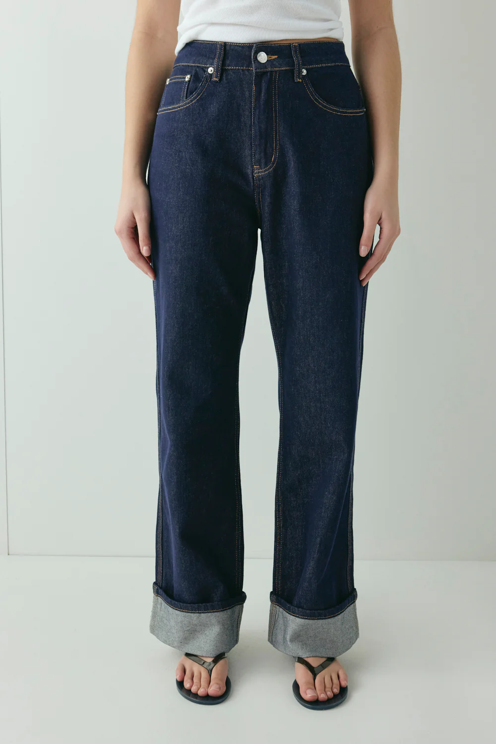 Manon Mid Rise Denim Jeans Indigo - Image 2