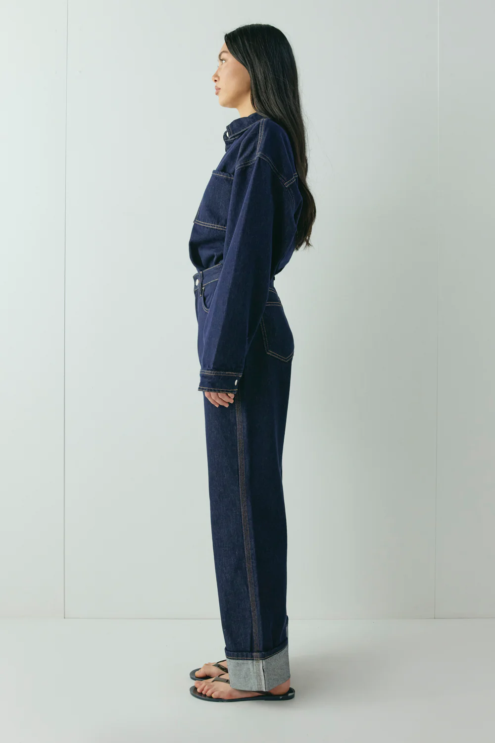 Manon Mid Rise Denim Jeans Indigo - Image 5