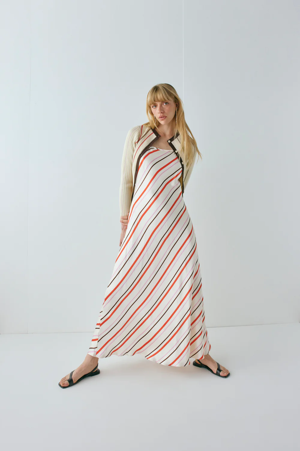 Margaux Knit Cardigan Stripe - Image 5