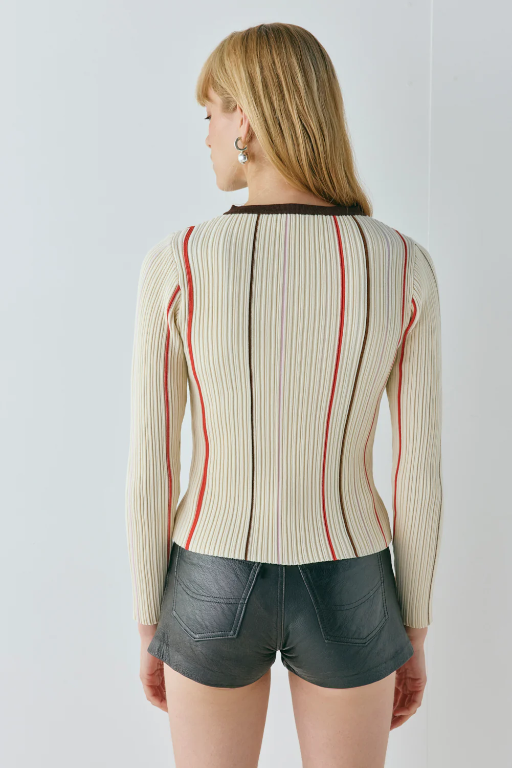 Margaux Knit Cardigan Stripe - Image 8