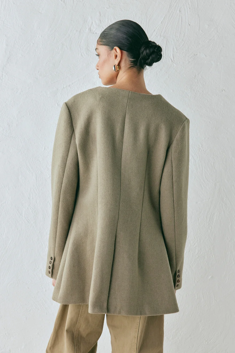 Marie Jacket Khaki - Image 9