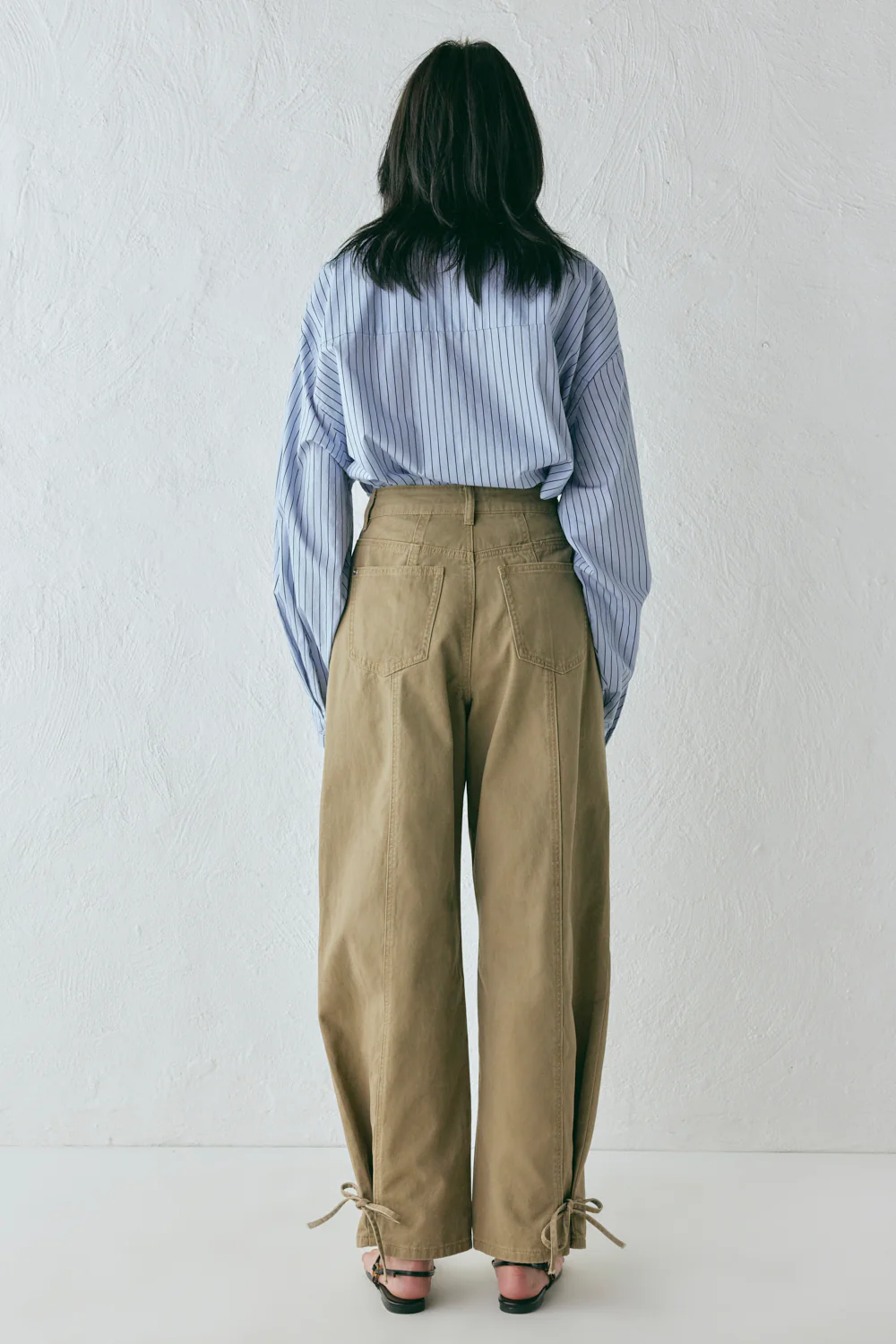 Marnie High Rise Denim Jeans Khaki - Image 10