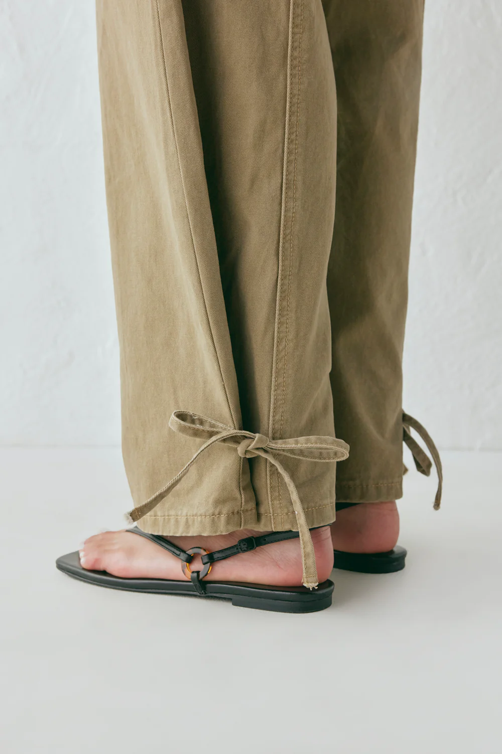 Marnie High Rise Denim Jeans Khaki - Image 2