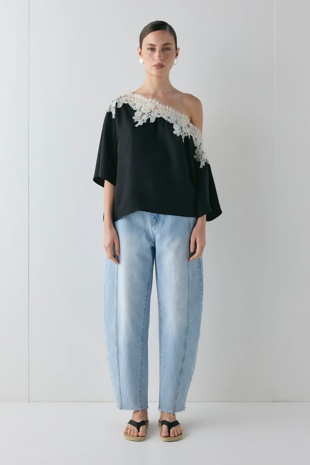 Miette Lace Top Black