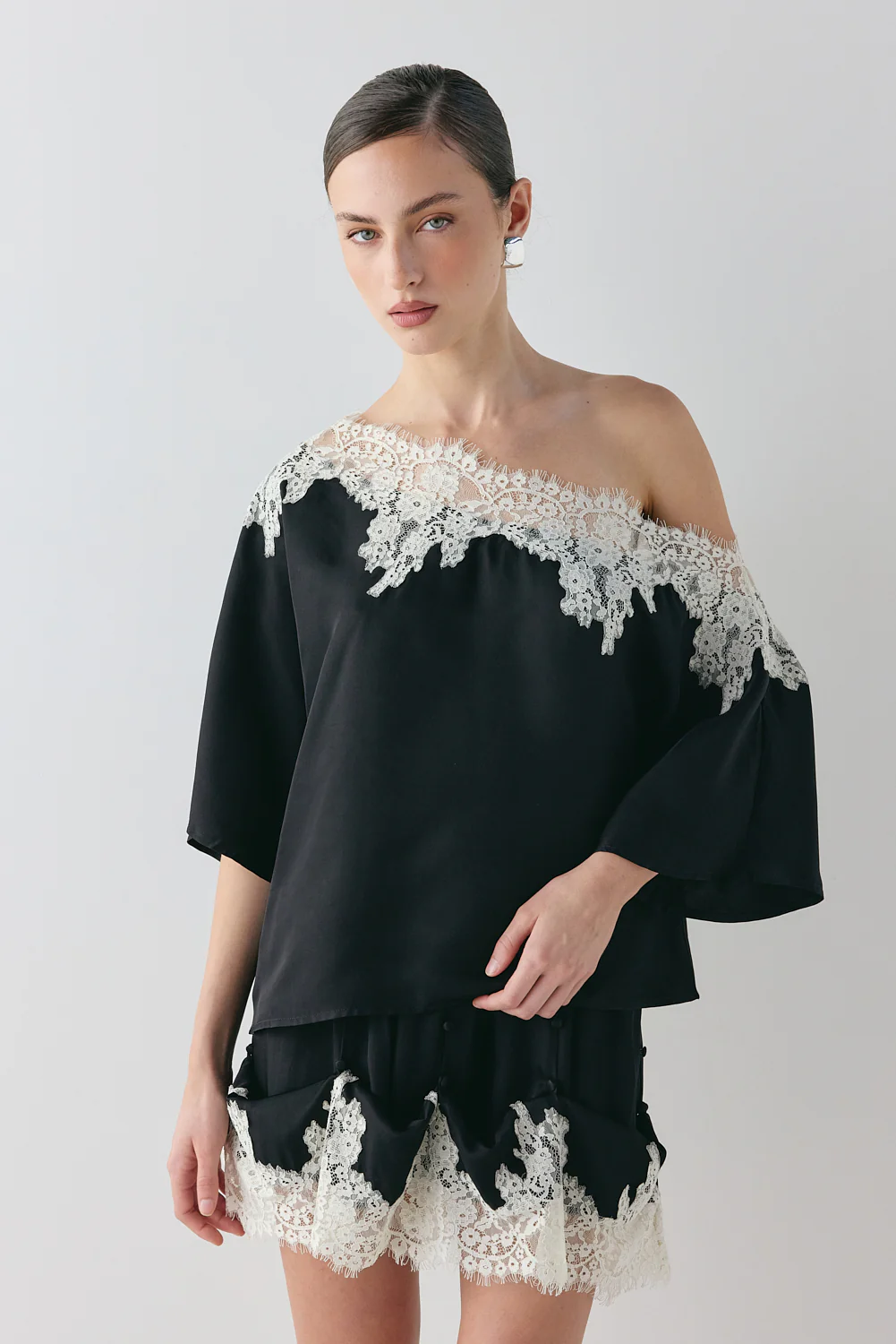 Miette Lace Top Black - Image 3