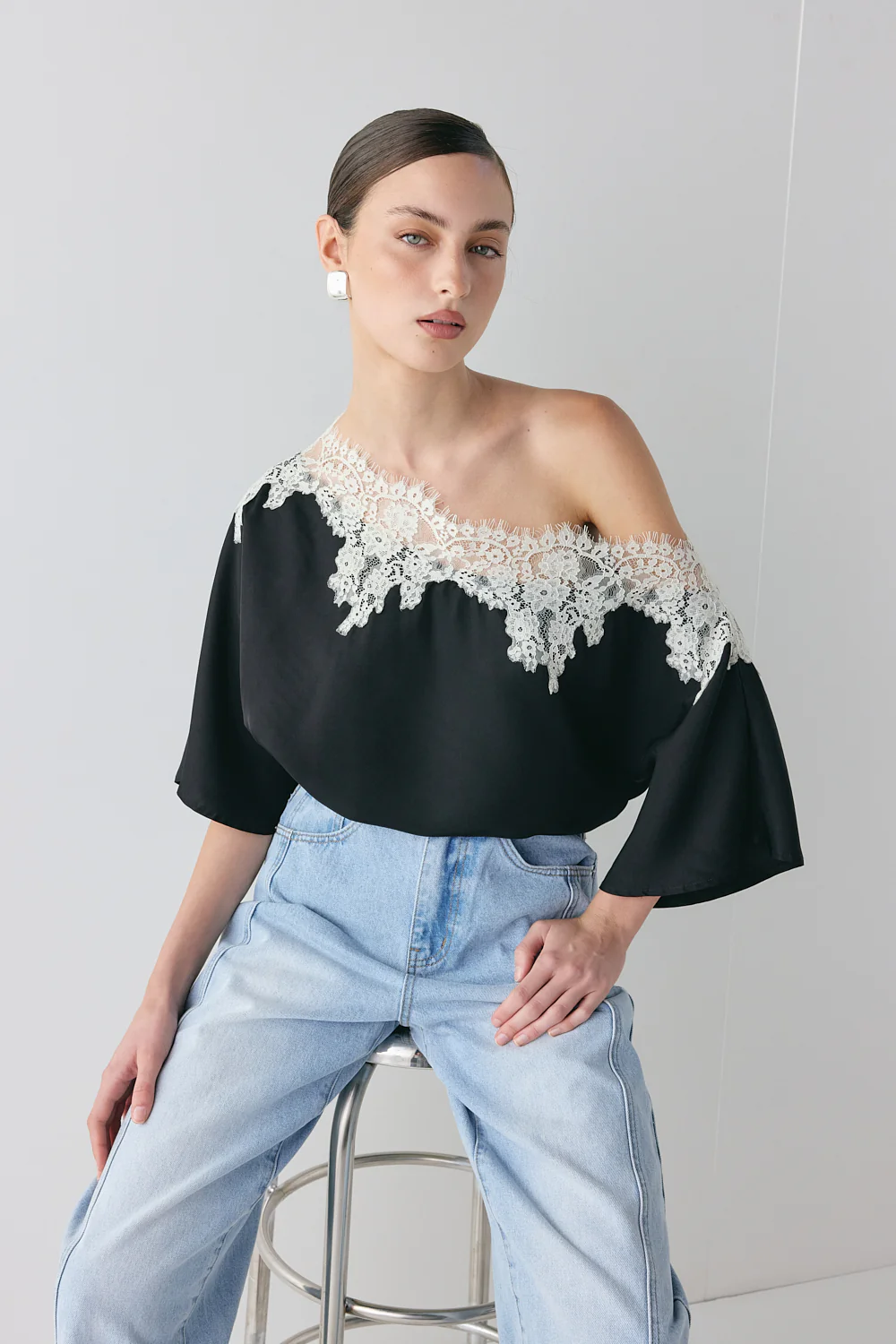 Miette Lace Top Black - Image 5