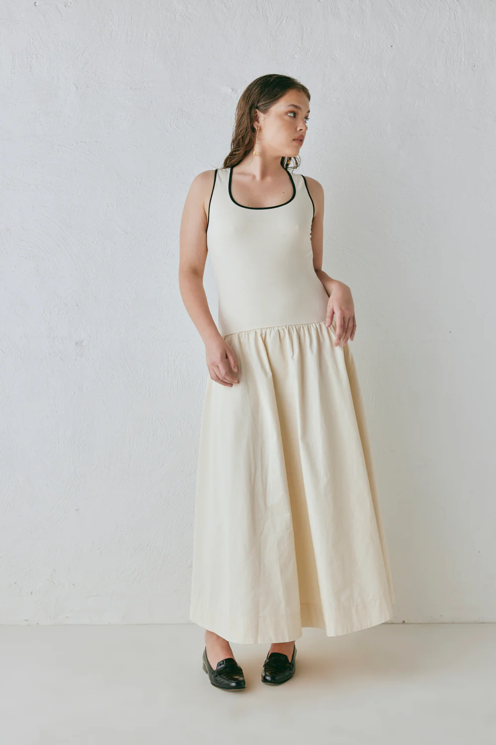Milena Maxi Dress Cream - Image 7