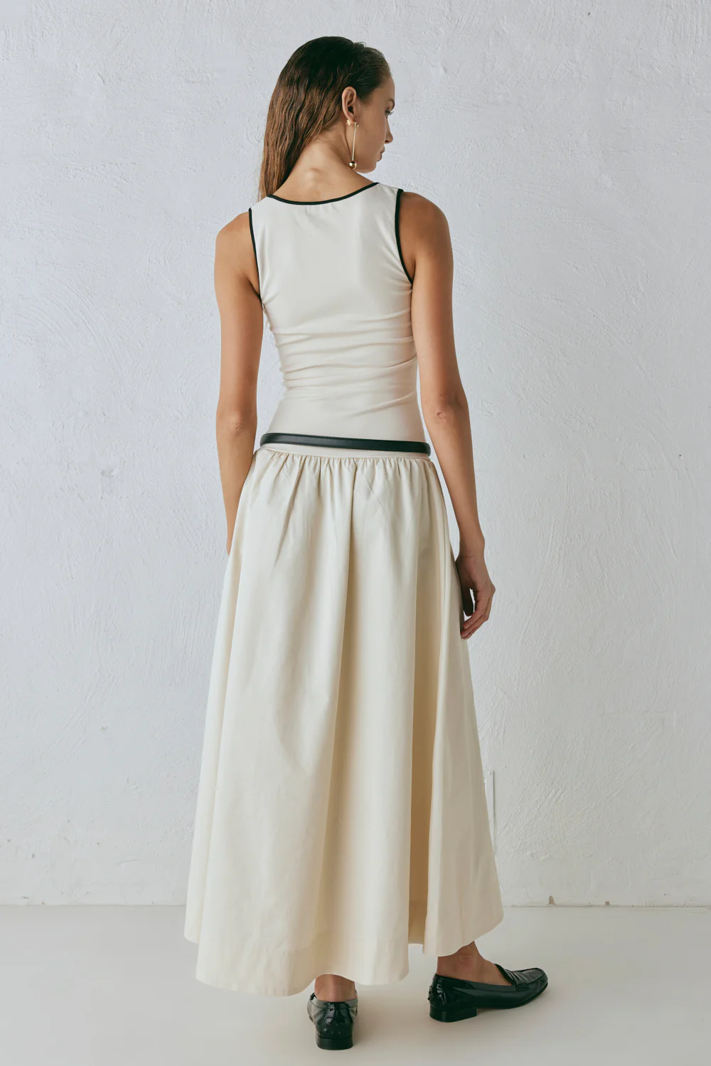 Milena Maxi Dress Cream - Image 8